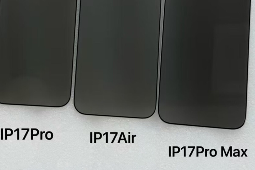 Захисне скло Apple iPhone 17 Air розкриває наявність камери в дивному місці